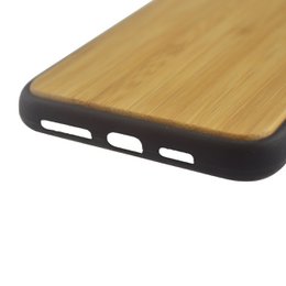 iPhone 11 Hoesje van TPU en Bamboe Hout