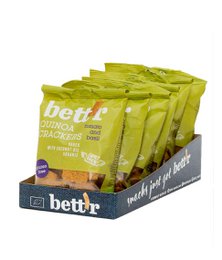 Quinoa Crackers Tomato & Basil, organic, Bett'r, 100g