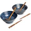 Edo Uzu Ramenbowlset, 22x9cm, 2 pers., giftbox