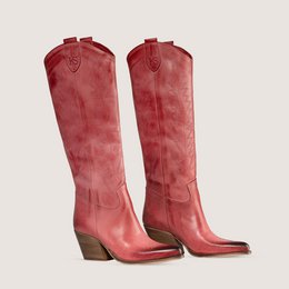 Nabiki Børstet Wild Rose Texan Støvler