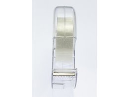 Plakbandhouder Kangaro kern 25mm transparant met plakband 19mmx33m