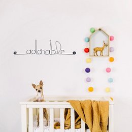 „Entzückende“ Wanddekoration aus Draht – zum Anstecken – Wandschmuck – Kinder-/Jugendzimmer