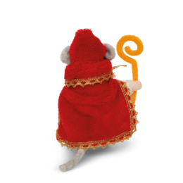 Przytulanka Myszka Sinterklaas (12 cm) - Domek Myszki