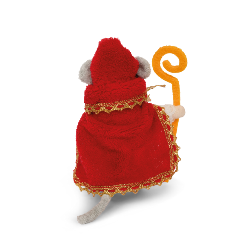 Przytulanka Myszka Sinterklaas (12 cm) - Domek Myszki