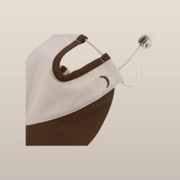 Chalky Hat – Protection UV et pluie pour animaux de compagnie – Taupe français