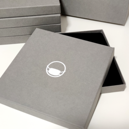Aufbewahrungsbox-Symbol grau