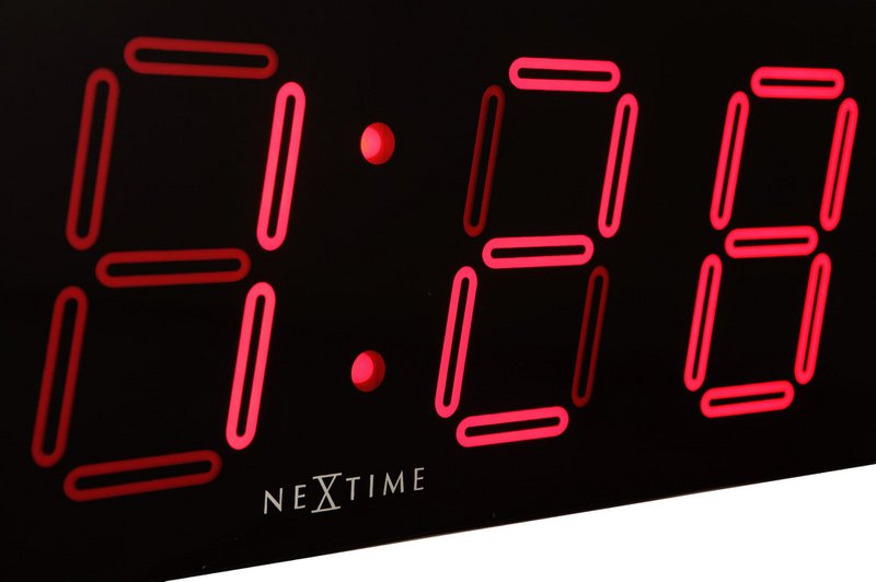 Horloge murale/de table - 51,5 x 18x 4,5 cm -Plastique- 'Big D'