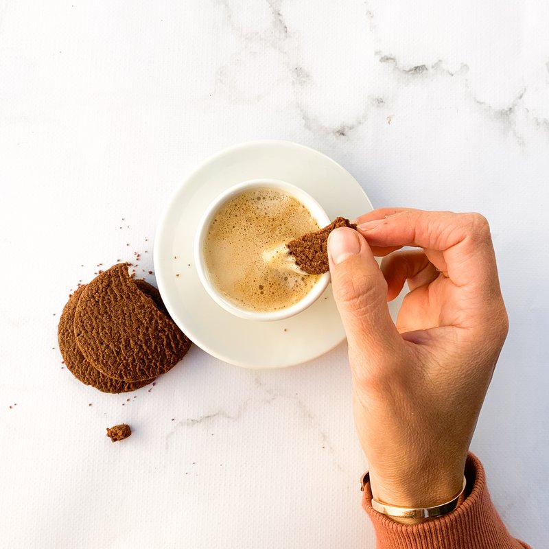 Biscotti - Frollini - Cioccolato fondente Valrhona e fior di sale della Camargue