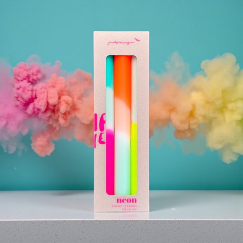 Dip Dye Neon * Rainbow Kisses