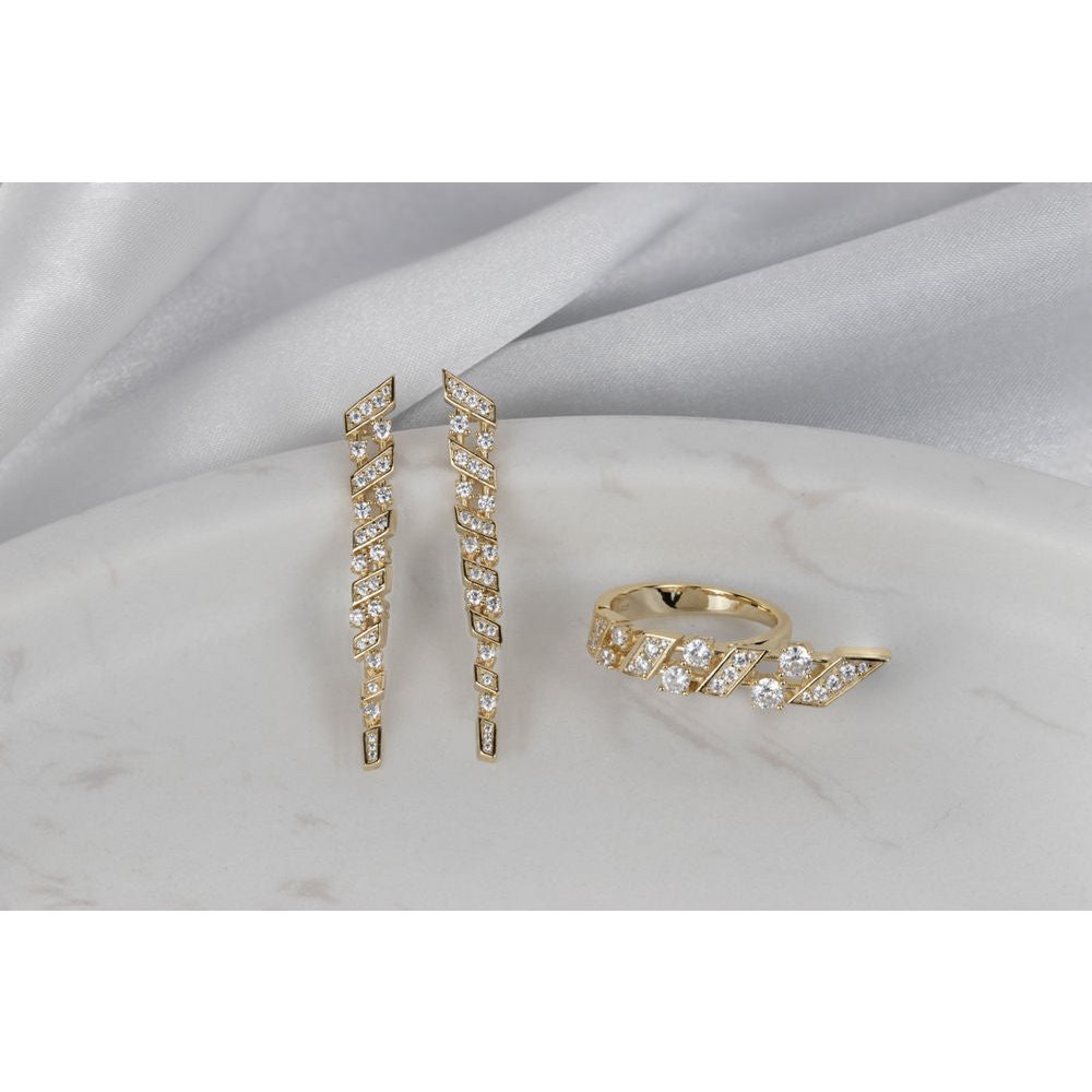 Anillo de 2 dedos Quinta Avenida - Oro