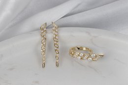 Fifth Avenue 2-Finger Ring - Guld