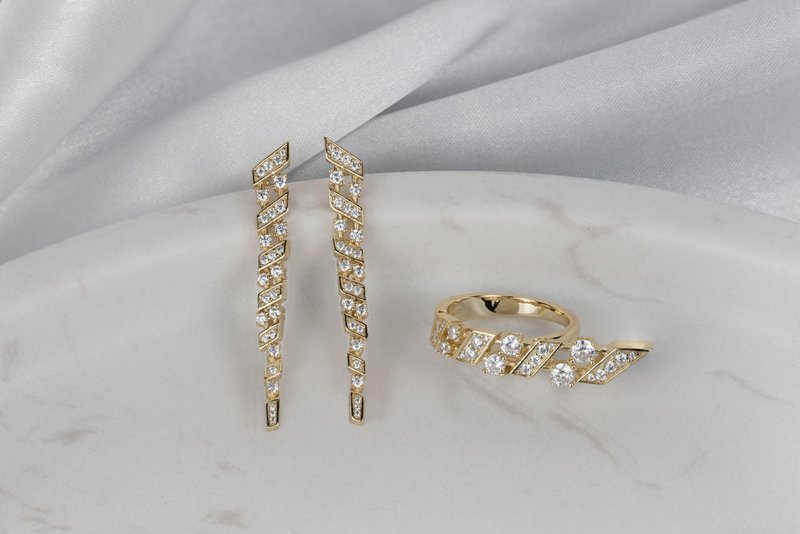 Fifth Avenue 2-Finger Ring - Guld