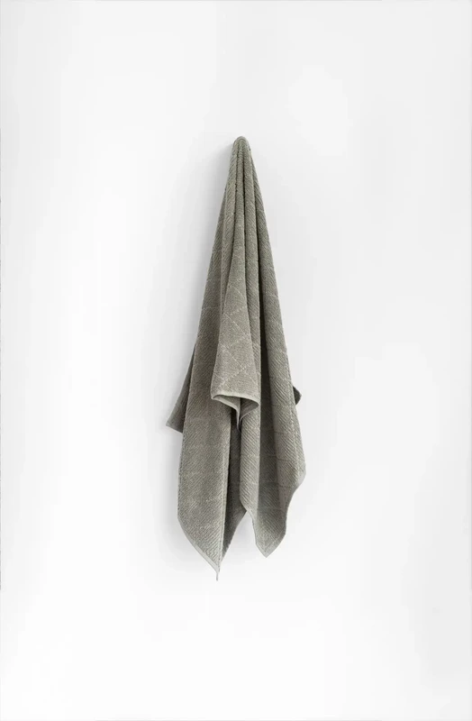 Baklava - serviette Terry Cotton - Moss Green