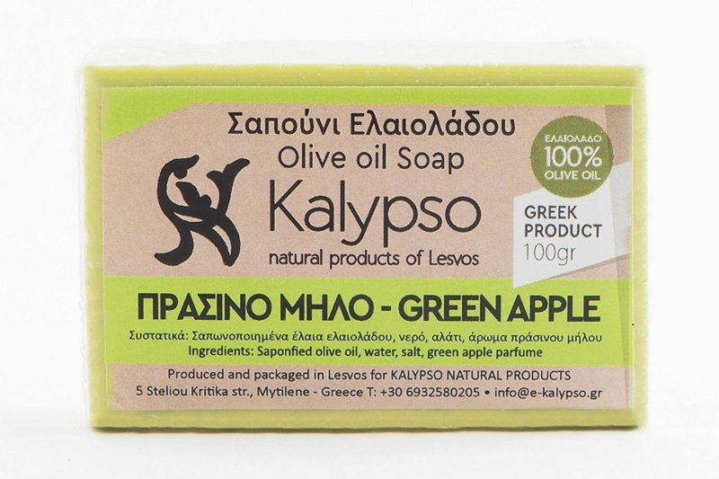Hand made Olive oil soap- Green Apple