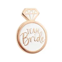 Pin Team Braut | Roségold