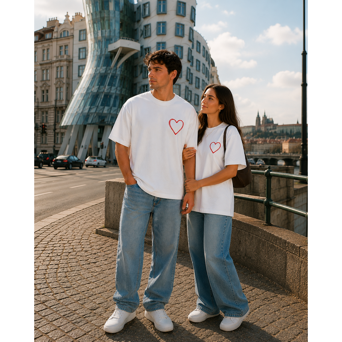 T-shirt oversize Cuore