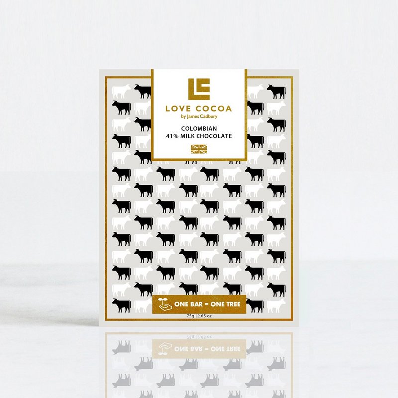 Kolumbijska czekolada mleczna Single Origin 41%