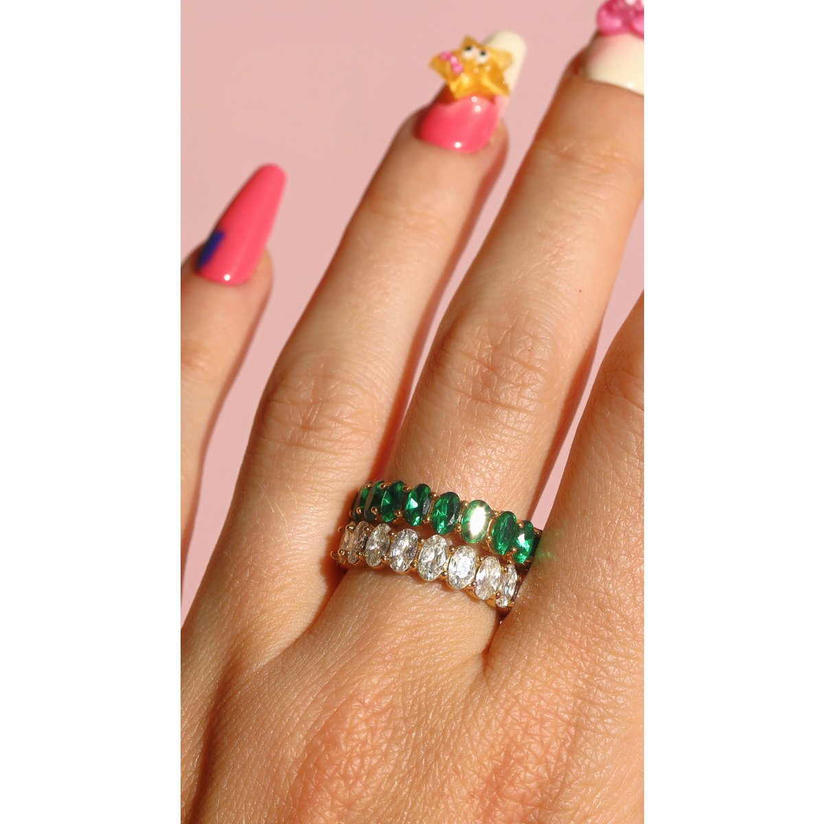 Ava - Eternity Ring Stack