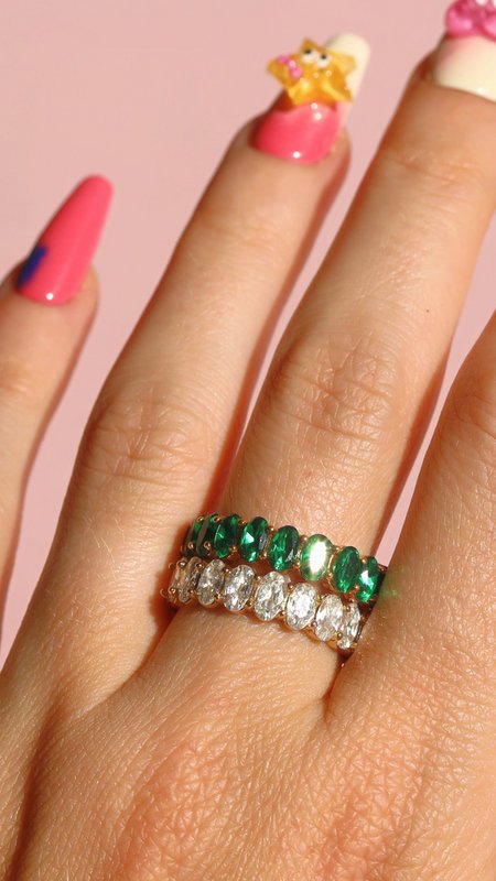 Ava - Eternity Ring Stack