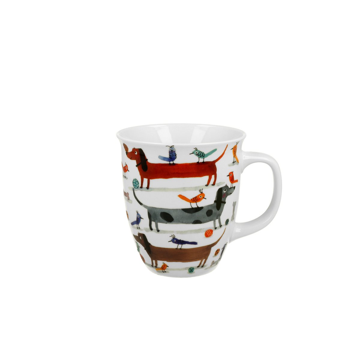 DUO DOGS Mug 650ml, LONG DOGS, giftbox