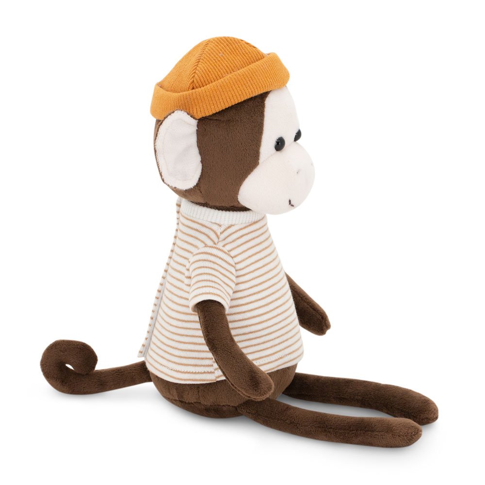 Plush toy, Life -  Charlie the Monkey: Orange Hat (25cm)