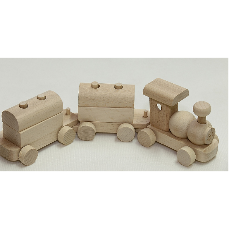 grand train en bois