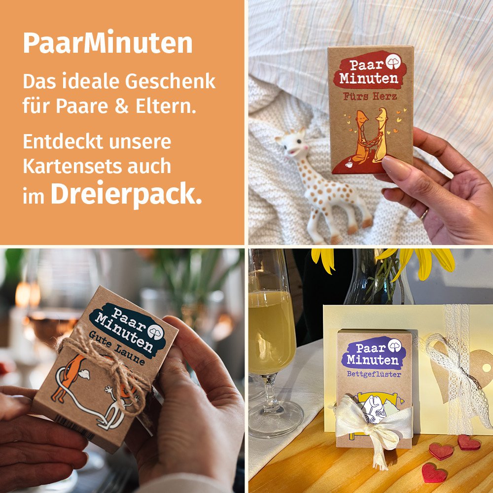 PaarMinuten Gute Laune – Gesprächskartenset für Paare