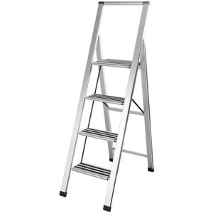ALUMINUM LADDER 4 STEPS 44.5X5.4X154CM LL84569