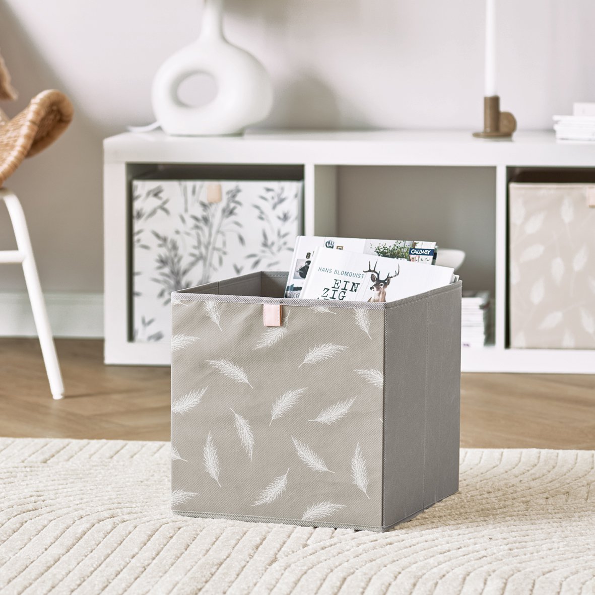 Storage box "Feather", fleece