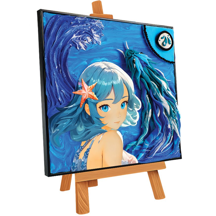 Okto Sensory Art 3D Painting - Manga - Water