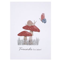 Carte postale - Amis pour la vie !