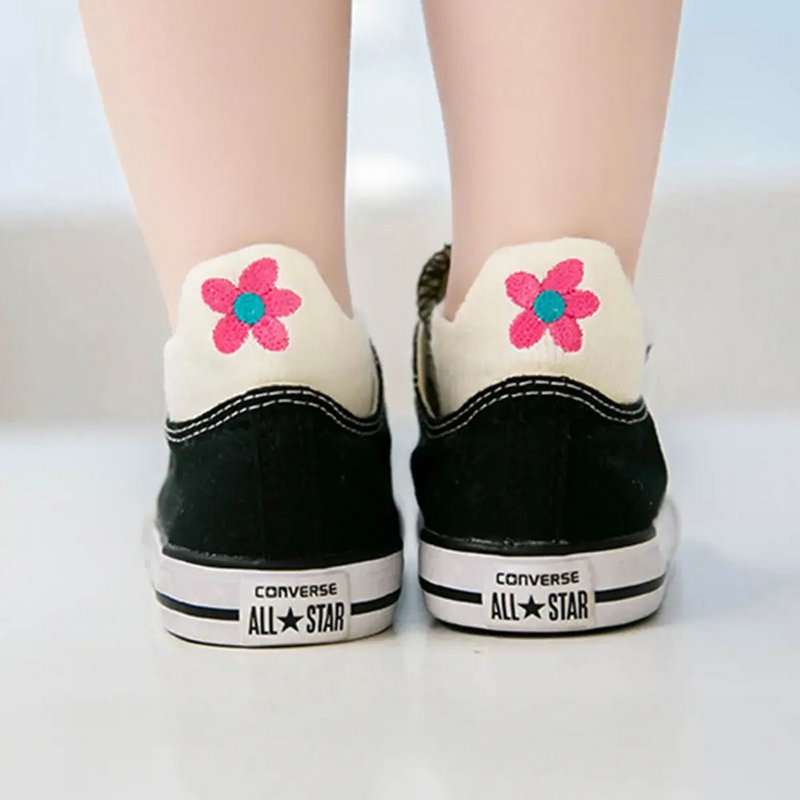 Confezione da 5 calzini colorati con linguetta a fiori I per neonati e bambini