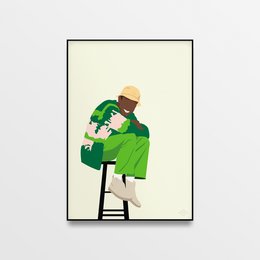 Poster "Tyler the Creator Smile" - A4 & 30x40cm - Art print