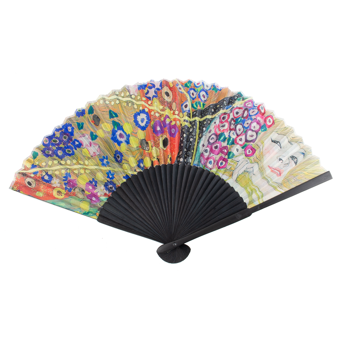 Hand Fan, Gustav Klimt, Water Serpents 2