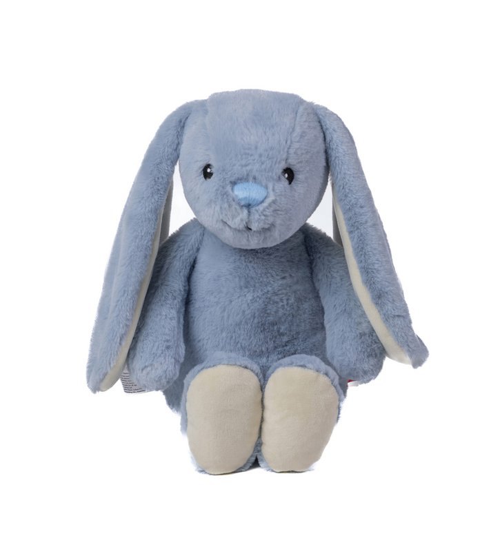 Stoffig blauw konijntje Dumble