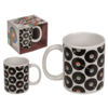 Mug, Vinyl Records, stoneware, 8 x 10 cm,