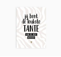 Ansichtkaart || leukste tante