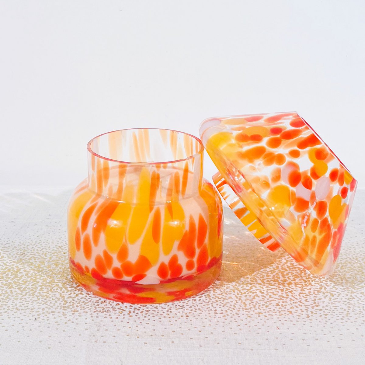 Table Lamp Candle || Orange