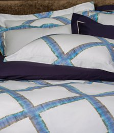 Set biancheria da letto in rasatello Batik Ocean Square