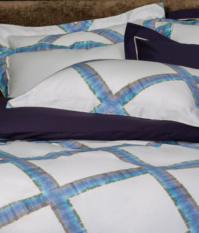 Set biancheria da letto in rasatello Batik Ocean Square