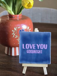 Tegeltje | Love you, goodnight
