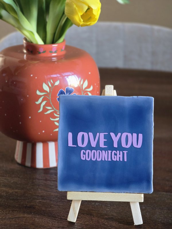 Tegeltje | Love you, goodnight