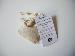 Sachet de 15 perles de céramique grises EM®