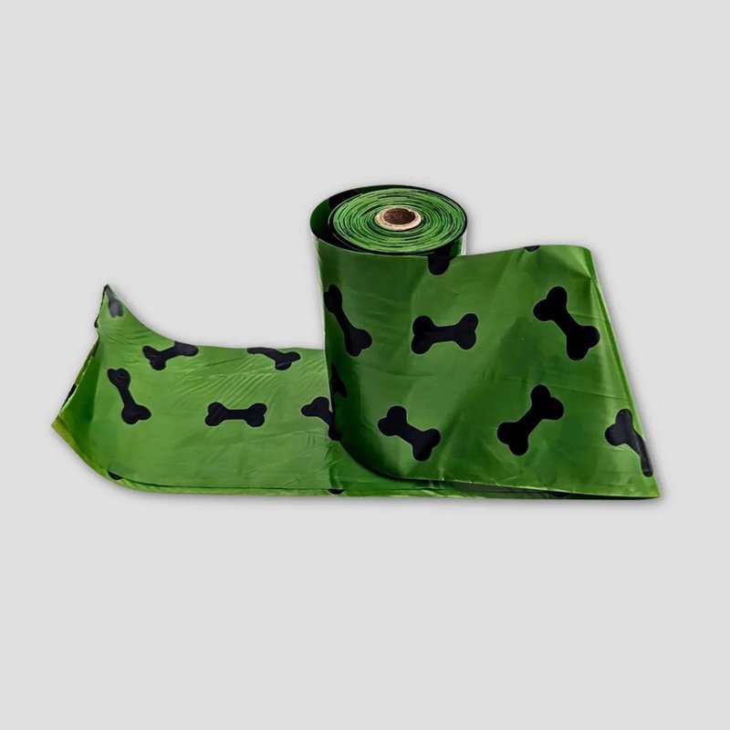 Canine excrement bags roller
