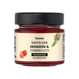 Fruit spread strawberry & gin - enjoyment from Krefeld