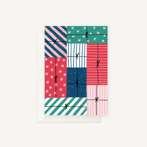 Eco Greeting Card — Christmas Presents