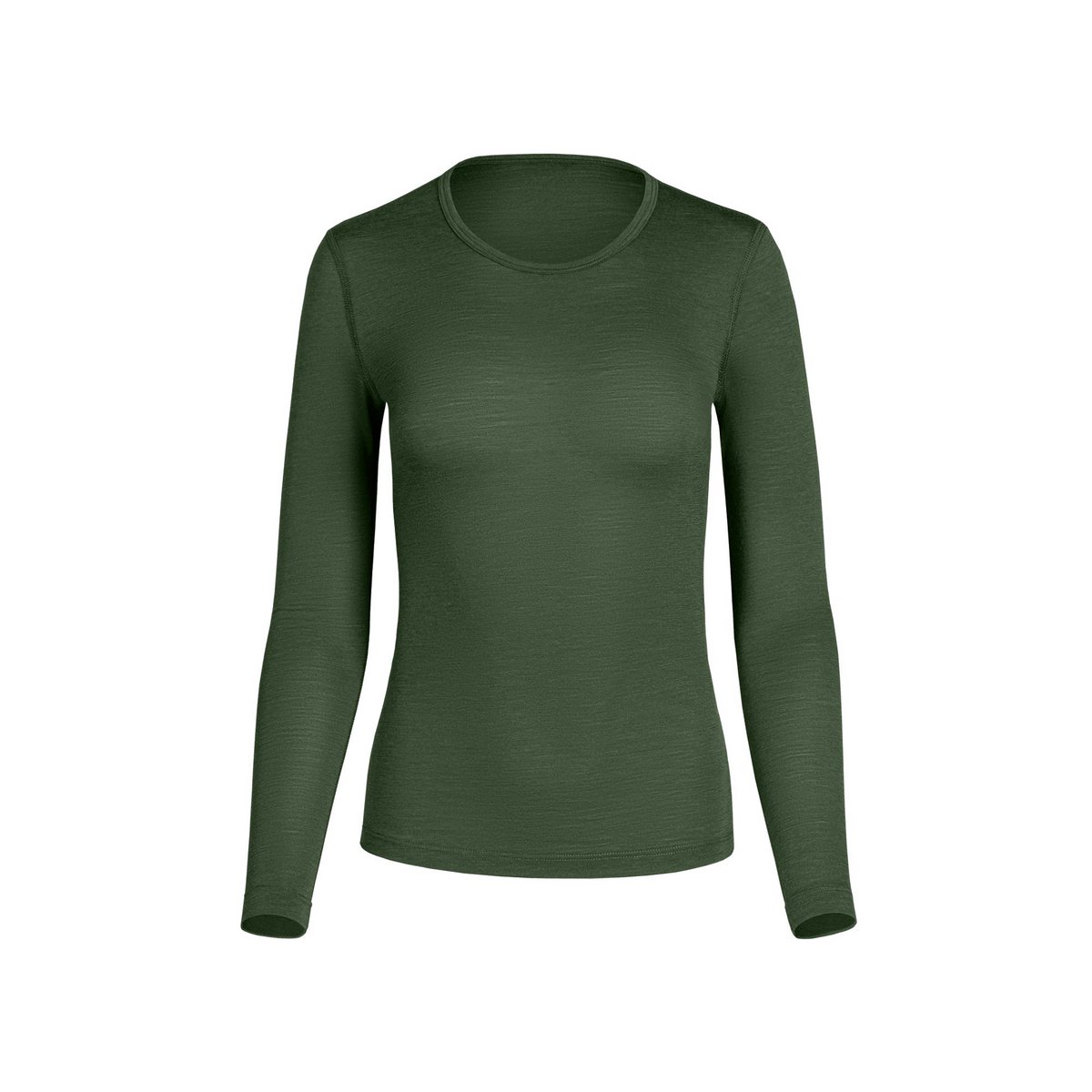 Women's Merino 160 Long Sleeve Crew Dark green