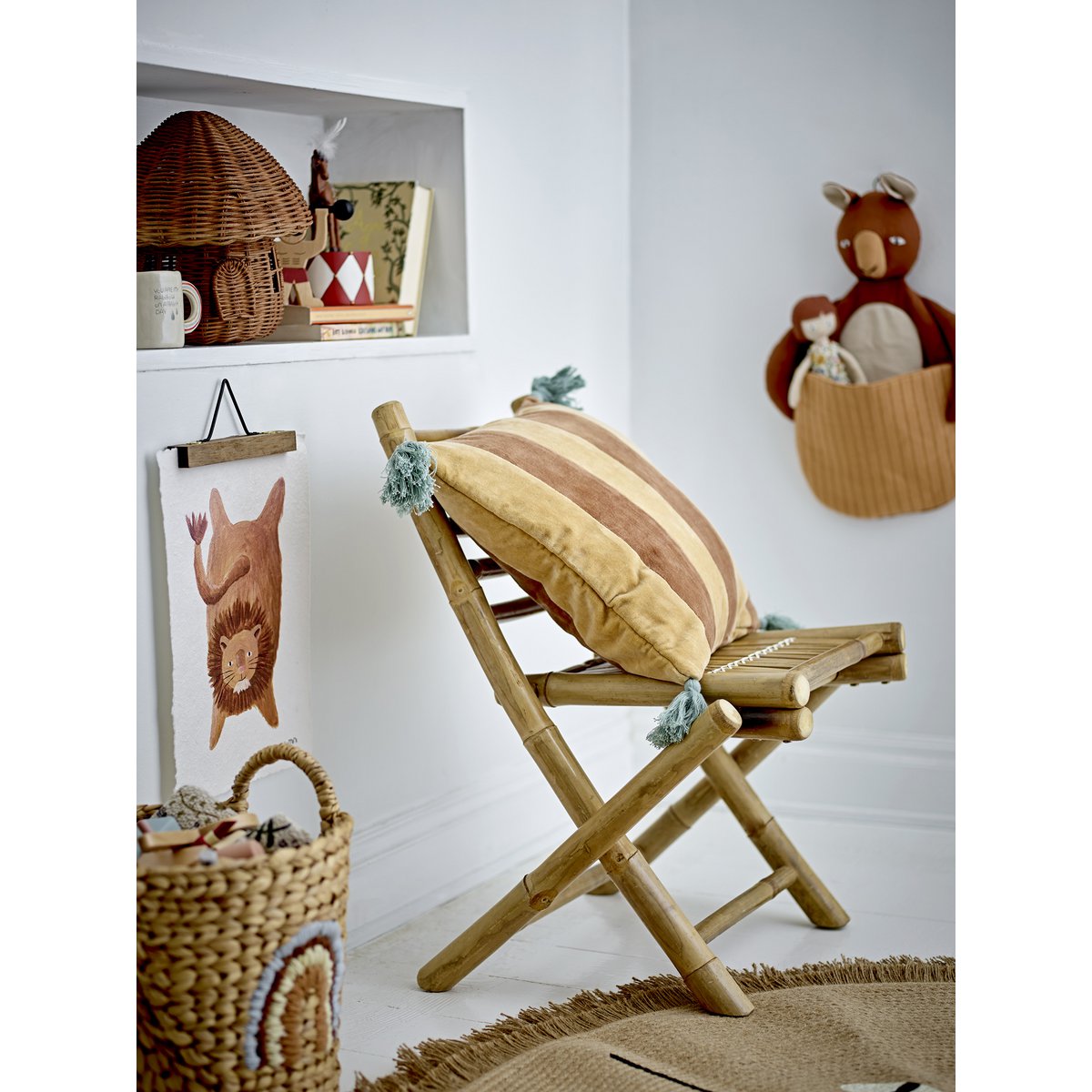 Toto Wall Decor, Brown, Linen