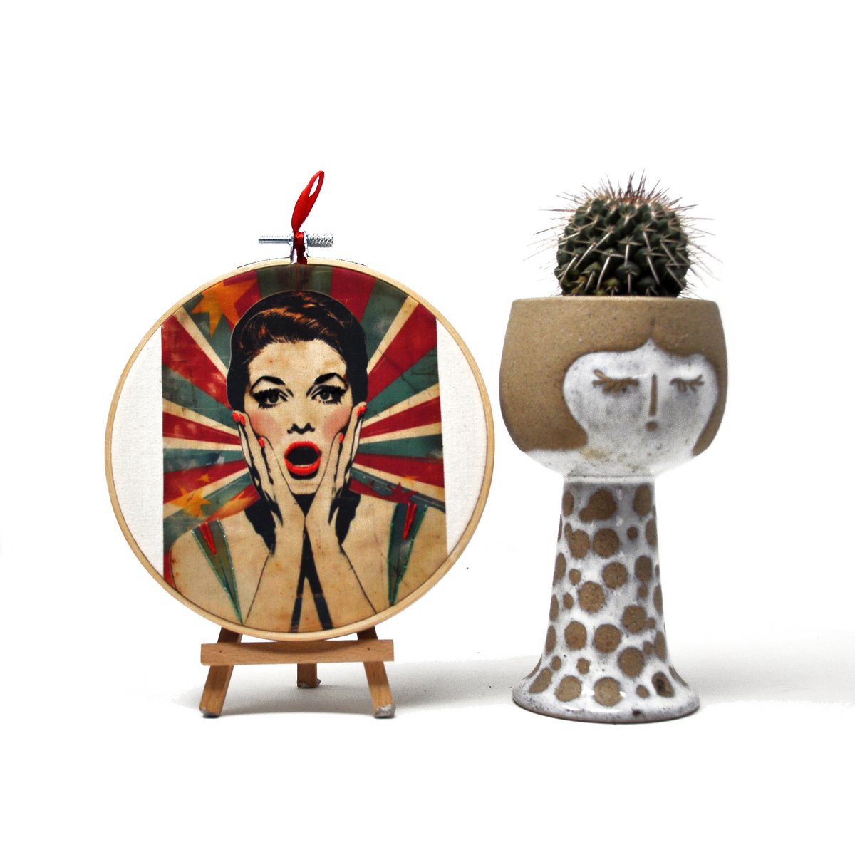 Collection Pop Vintage Portrait – Pack de démarrage pour broderie au détail (7 pièces)