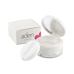 Loose, translucent setting powder in a compact container. Helps to set makeup and reduce shine.
